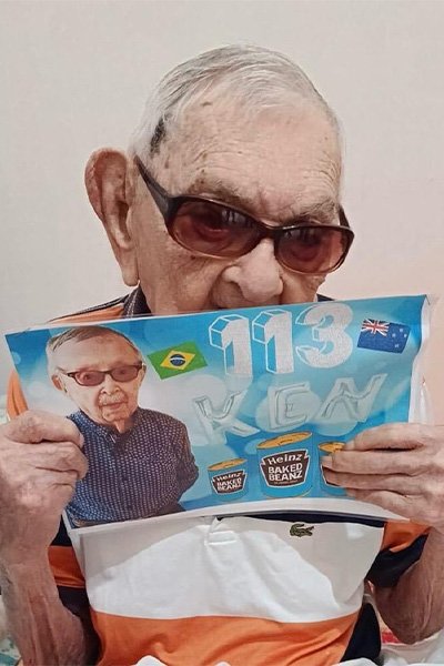 World’s oldest men send birthday wishes to each other as they turn 113 and 114